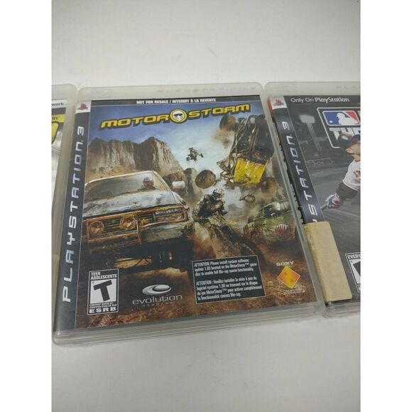 PS3 Sport Games Lot of 5 Madden 12/13, NBA 2K10, Motorstorm, MLB 09 The Show - Picture 5 of 6